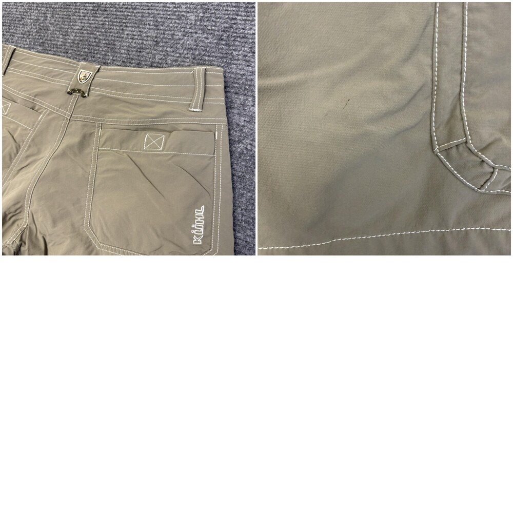 Kuhl Shorts Mens 32 Beige Cargo Hiking Outdoor Performance Stretch 11 Inseam - Picture 16 of 16